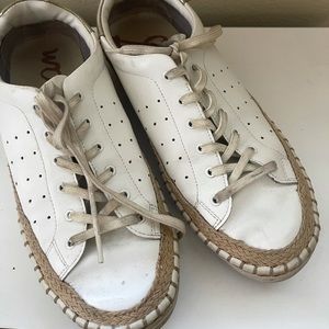 Sam Edelman Espadrille sneakers size 7.5 white